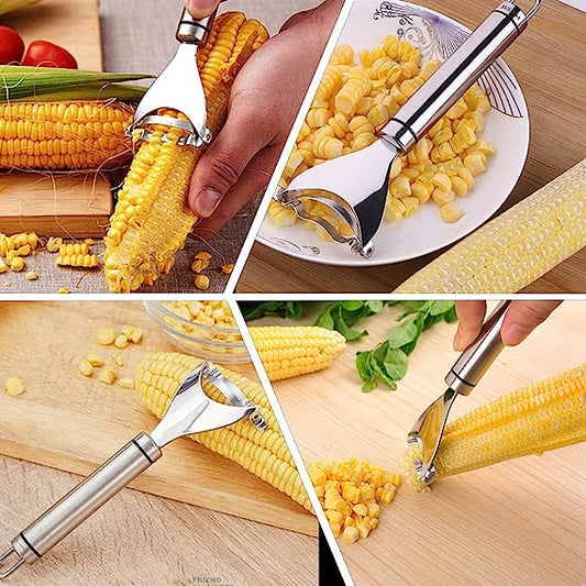 🔥1+1 ingyen🌽Rozsdamentes acél kukorica-hámozó cséplőgép💯