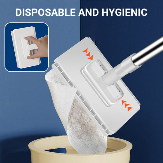 🔥Forró termék✨ Eldobható poroló mop (4 ingyenes poroló kendővel)🧼
