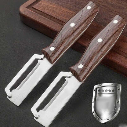 🔪Többfunkciós konyhai hámozó - rozsdamentes acél
