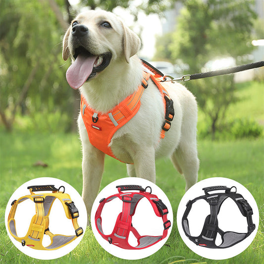 🔥Fényvisszaverő húzásmentes állítható kutyahám🐕