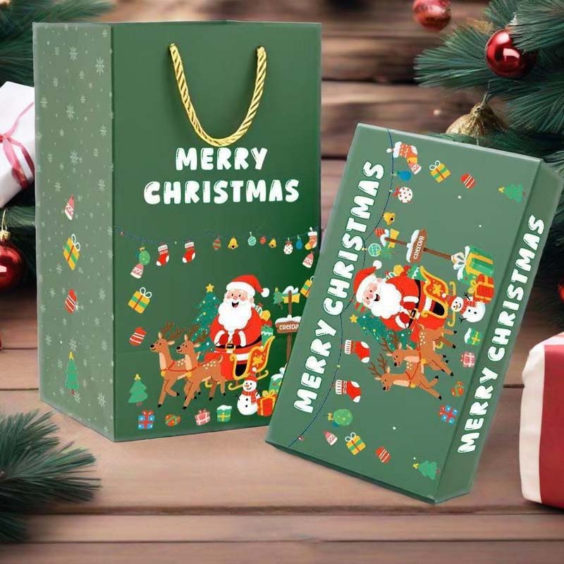 🎅 Egyedi összecsukható karácsonyi ajándékdoboz🎄✨-4