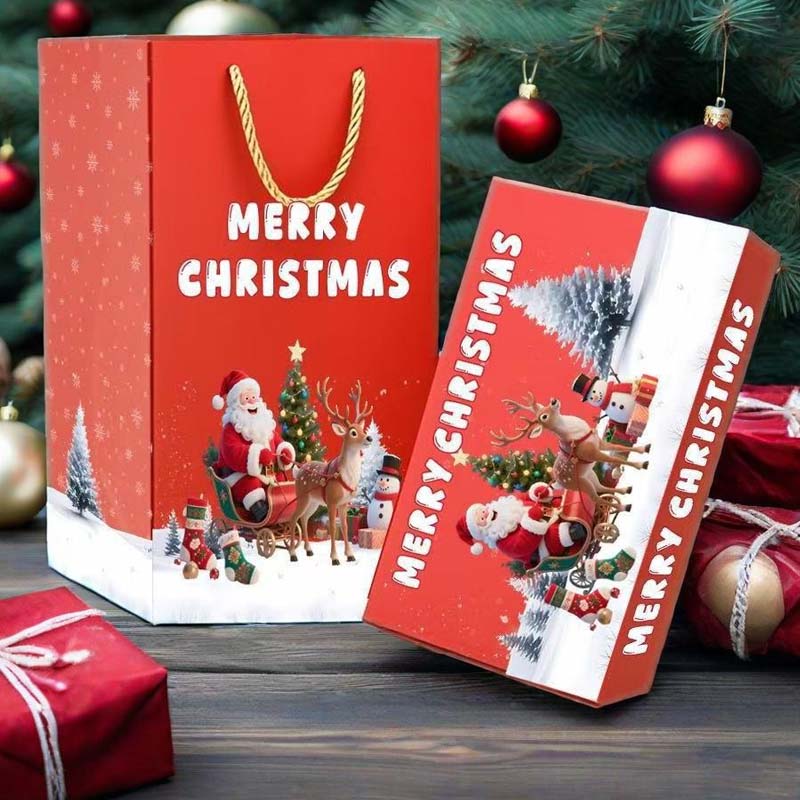 🎅 Egyedi összecsukható karácsonyi ajándékdoboz🎄✨-8