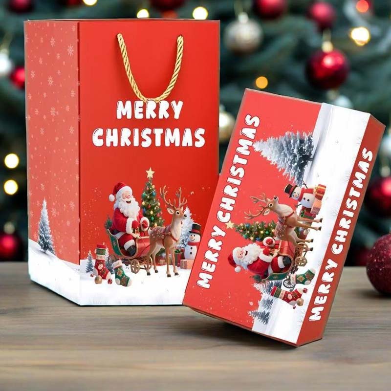 🎅 Egyedi összecsukható karácsonyi ajándékdoboz🎄✨-7