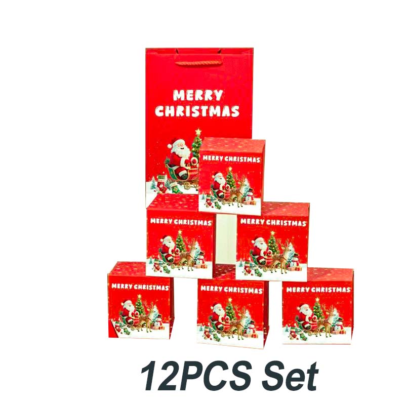 🎅 Egyedi összecsukható karácsonyi ajándékdoboz🎄✨-19