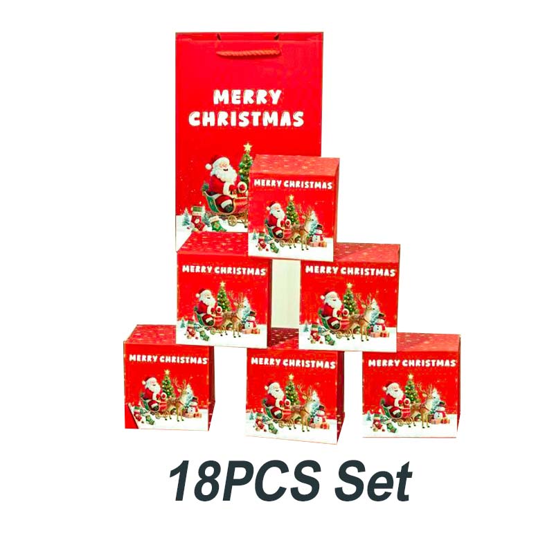 🎅 Egyedi összecsukható karácsonyi ajándékdoboz🎄✨-21