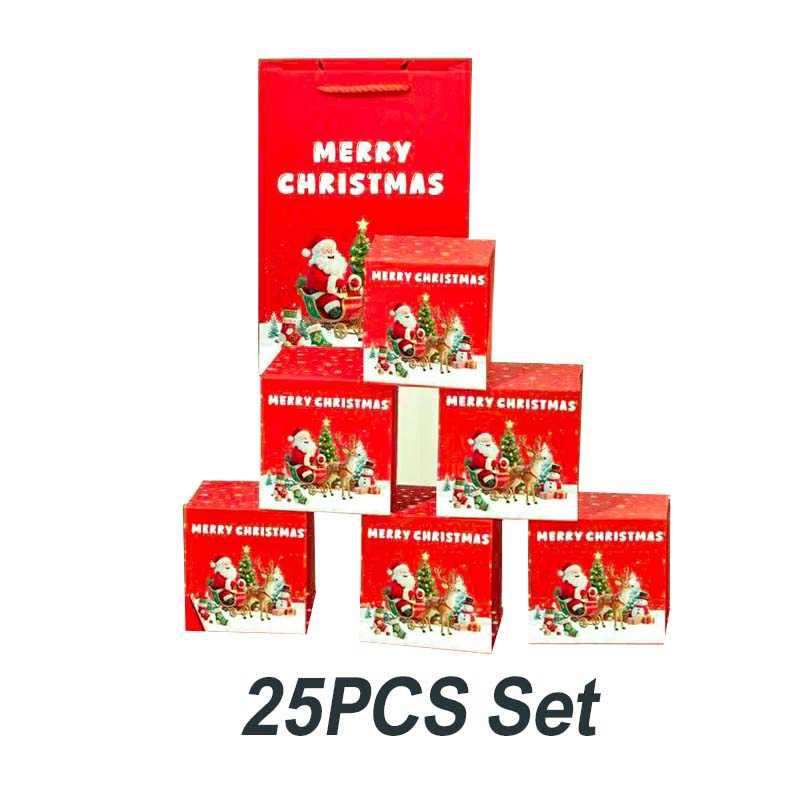 🎅 Egyedi összecsukható karácsonyi ajándékdoboz🎄✨-23