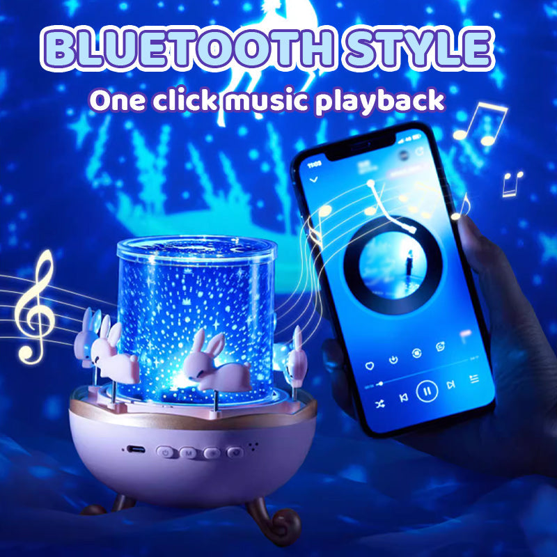Bluetooth éjszakai fényvetítő lányoknak-2