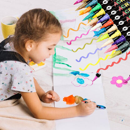 ✨Kétvégű két színű akvarell marker készlet 🌈🎨