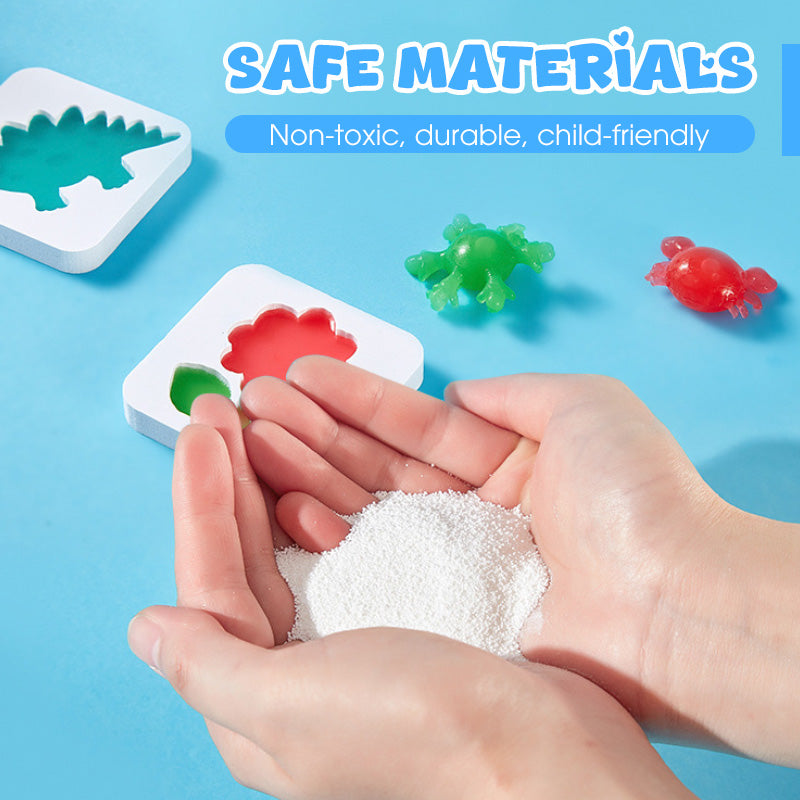 DIY 3D mágikus vízgömbök készlet gyerekeknek – kreatív formázó gélek-4