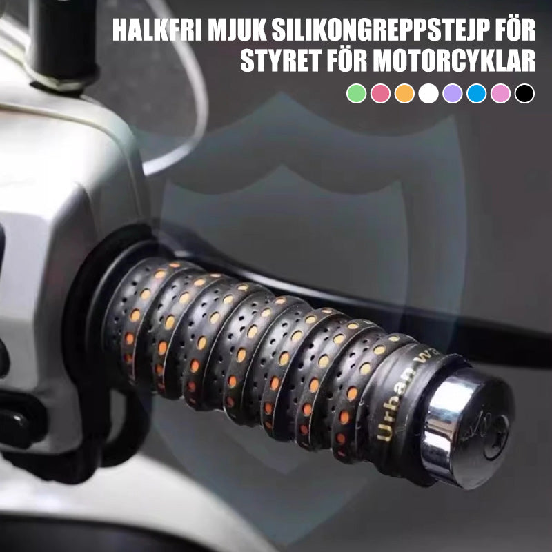 💯Csúszásmentes, puha szilikon szalag motorkerékpár kormányhoz