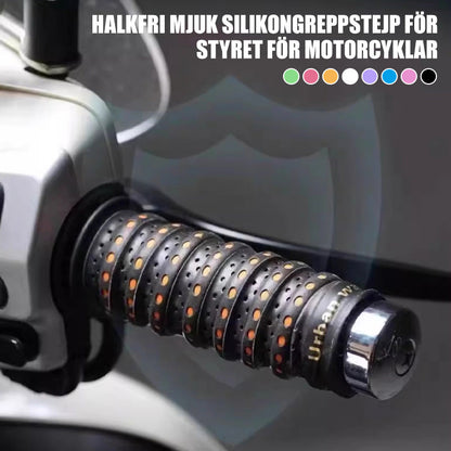 💯Csúszásmentes, puha szilikon szalag motorkerékpár kormányhoz