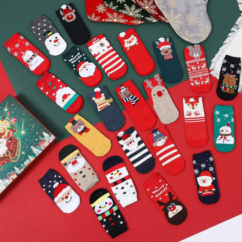 🎄🎁Karácsonyi zokni adventi naptár🧦-2