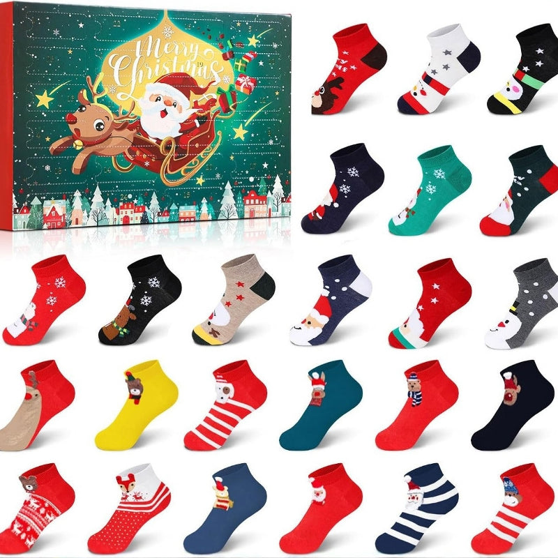 🎄🎁Karácsonyi zokni adventi naptár🧦-4
