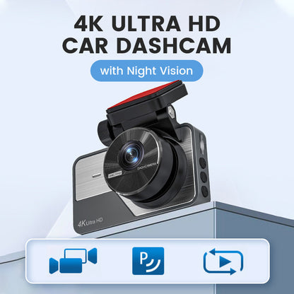 🚗Csak korlátozott ideig féláron🌙 4K Ultra HD fedélzeti kamera éjjellátóval