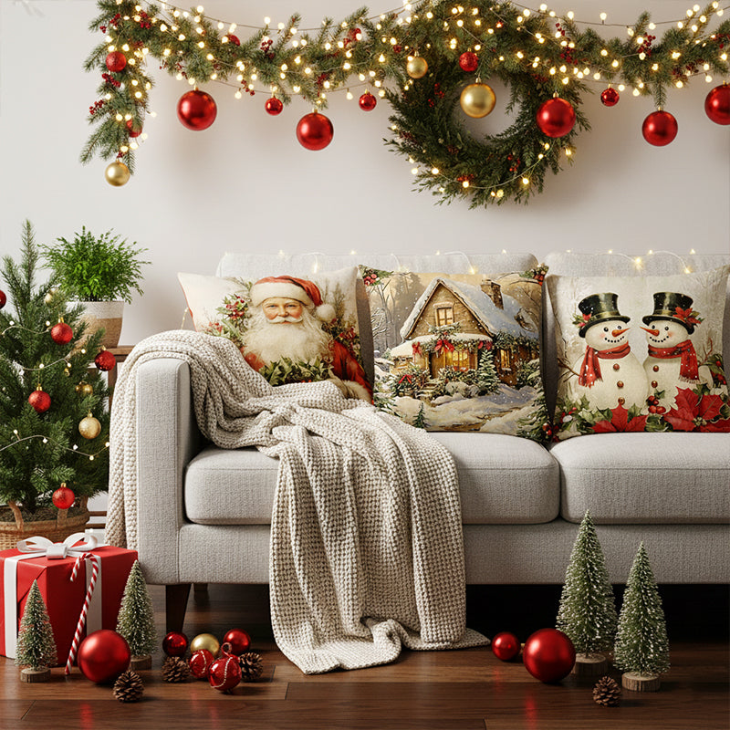 🎄Imádnivaló karácsonyi témájú párnahuzatok✨-6
