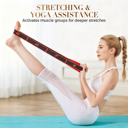 🧘‍♀️🔥Fitness ellenállás szalag nyújtáshoz és jógához