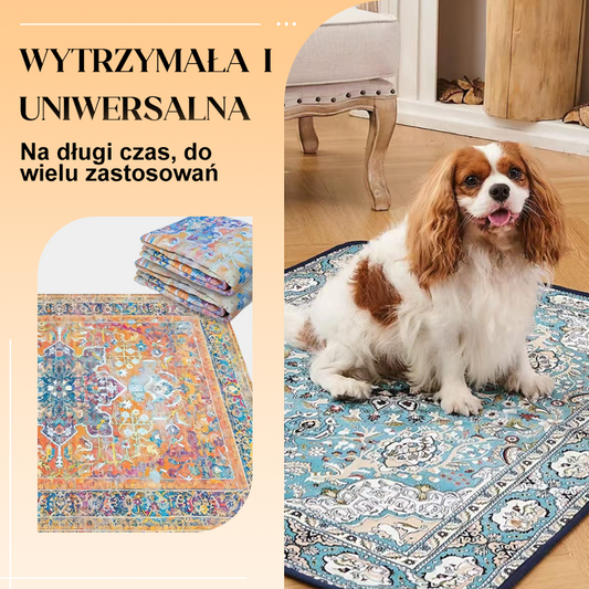 🐱🐾 Mosható bohém stílusú kisállatszőnyeg 🐶💕