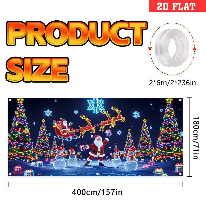 ✨🎄Karácsonyi neon banner🎅✨-5