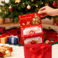 💰Karácsonyi pénz ajándékkártyák borítéka 6 rekesszel🎄