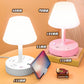 ✨💡Asztali lámpa USB-porttal és hálózati csatlakozóval🛏️✨