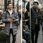 🔈❄️Férfi középhosszú kapucnis kabát