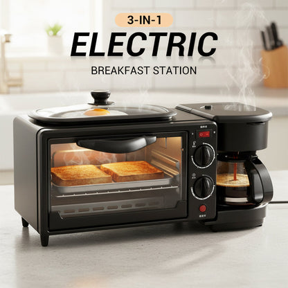 🍞☕🍳Három az egyben elektromos reggelizőgép👪