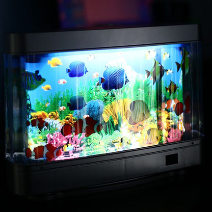 🎁Ajándékválasztás🐠Mesterséges trópusi halak akvárium lámpa