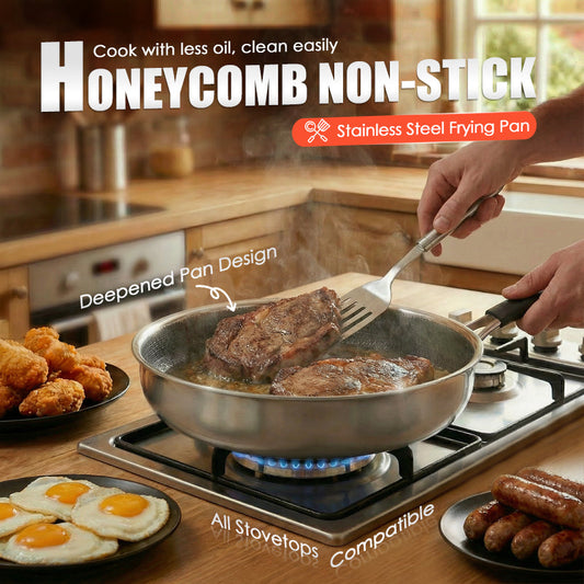 🔥MA UTOLSÓ NAP, 50% KEDVEZMÉNY!!! 🍳Prémium minőségű tapadásmentes serpenyő