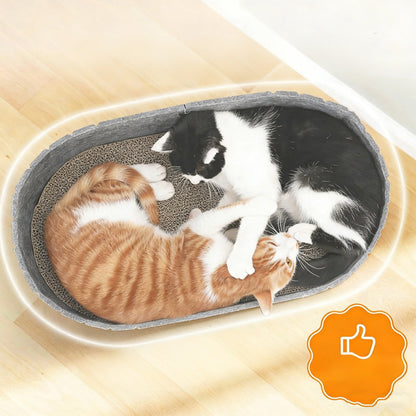🐱Többfunkciós filc macskaágy karomkaparóval💖