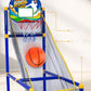 🎁Gyerekeknek való beltéri kosárlabda játékgép 4 labdával 🏀🎯