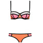 💎Női kontrasztos színű bikini szett👙