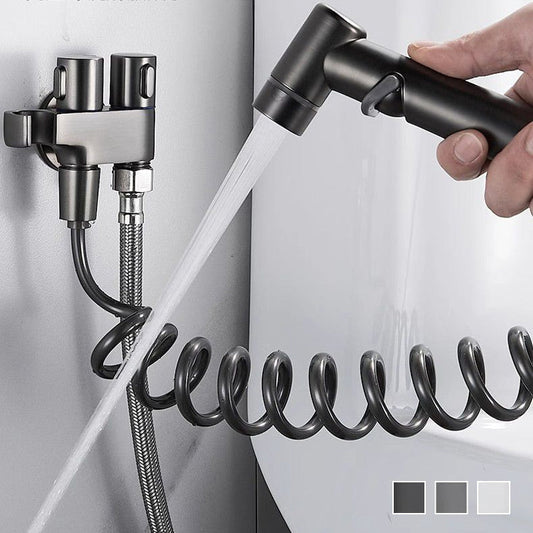 🚽 2 az 1-ben WC-elterelő szelep és permetező szett💧🛠️