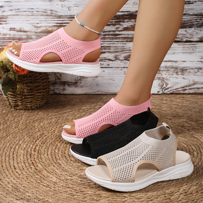 👡Női nyitott orrú légáteresztő hálós szandál | Kényelmes és könnyű💨