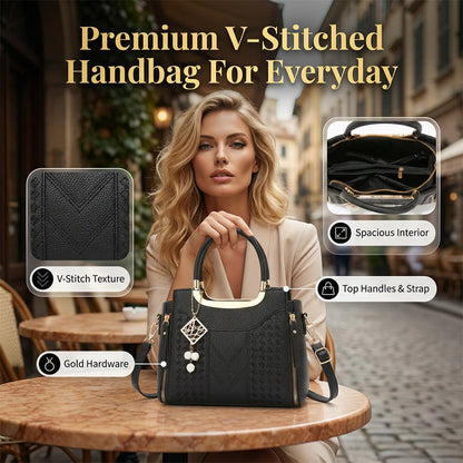 👜✨Prémium bőr elegáns női kézitáska levehető vállpánttal 💖