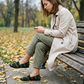 👟☁️Női kényelmes kötött felcsúszós cipő – Légáteresztő hálós anyag és párnázott talpbetét🌸