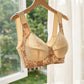 🌸L-5XL👙Elöl Záródó Kosár Nélküli Pamutos Nagyméretű Melltartó