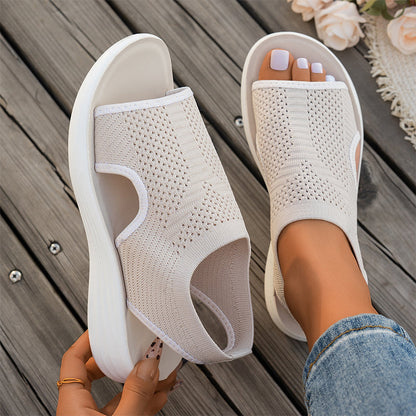 👡Női nyári platformos nyitott orrú szandálok✨☀️Egész nap hűvös és stílusos
