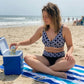 👙Női magas derekú kétrészes bikini szett🌊