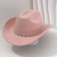 🤠Női strasszos szívmintás cowboykalap – Elegáns francia jazz fedora🎪