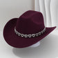 🤠Női strasszos szívmintás cowboykalap – Elegáns francia jazz fedora🎪