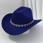 🤠Női strasszos szívmintás cowboykalap – Elegáns francia jazz fedora🎪