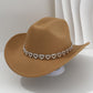 🤠Női strasszos szívmintás cowboykalap – Elegáns francia jazz fedora🎪