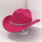 🤠Női strasszos szívmintás cowboykalap – Elegáns francia jazz fedora🎪