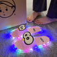 👣LED-es rajzfilmfigurás csúszásgátló papucs👟✨
