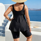 ✨👙Női bő szabású tankini felső és rövidnadrág fürdőruha| Raktáron