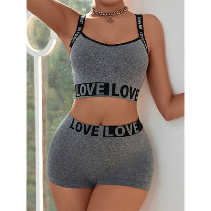 🌿1+1 ingyen💓Női fehérnemű-szett: kamizola felső és boxer alsónemű🛍️