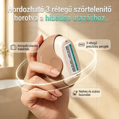 🪒1+1 ingyen✨Hordozható háromrétegű szőrtelenítő (forgó fedéllel)