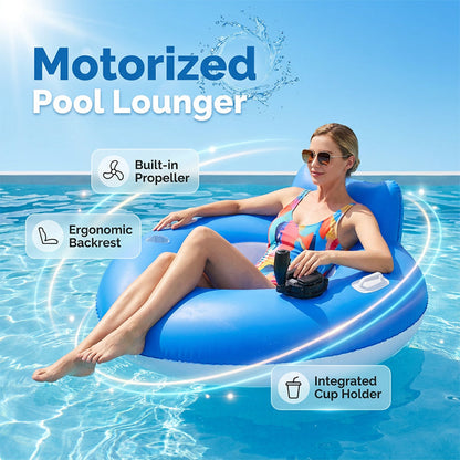 🏖️Motoros felfújható medencefekvő propellerrel🌼