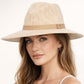 🌞👒Összecsukható női kötött napellenző kalap – Elegáns fedora stílus UV-védelemmel