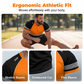 ⏰Nyári akció👕Férfi fluoreszkáló színblokkos sportpóló – jól látható, lélegző, futáshoz és edzéshez alkalmas póló✨